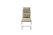 Freischwinger >GIBARA< (2er-Set) mit Griff, Edelstahl, Bezug creme - 46x105x62 (BxHxT)