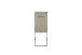 Freischwinger >GIBARA< (2er-Set) mit Griff, Edelstahl, Bezug creme - 46x105x62 (BxHxT)