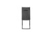 Freischwinger >GIBARA< (2er-Set) mit Griff, Bezug anthrazit - 46x105x62 (BxHxT)