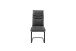 Freischwinger >GIBARA< (2er-Set) mit Griff, Bezug anthrazit - 46x105x62 (BxHxT)