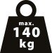 Freischwinger >GIBARA< (2er-Set) mit Griff, Bezug creme - 46x105x62 (BxHxT)
