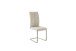 Freischwinger >HUDSON< (4er-Set) mit Griff, Edelstahl, Bezug creme - 43x103x60 (BxHxT)