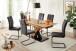 Freischwinger >HUDSON< (4er-Set) mit Griff, Bezug anthrazit - 43x103x60 (BxHxT)