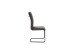 Freischwinger >HUDSON< (4er-Set) mit Griff, Bezug anthrazit - 43x103x60 (BxHxT)