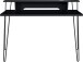 Schreibtisch >Hermine< in Schwarz - 115x86x58cm (BxHxT)
