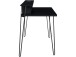 Schreibtisch >Hermine< in Schwarz - 115x86x58cm (BxHxT)