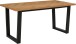 Küchentisch >Hermine< in Natur, MDF - 140x76x90cm (BxHxT)