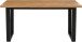 Küchentisch >Hermine< in Natur, MDF - 140x76x90cm (BxHxT)