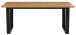 Esstisch >Hermine< in Natur, MDF - 180x76x90cm (BxHxT)
