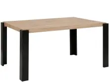 Esstisch >Olette< in Natur, MDF - 160x76x90cm (BxHxT)