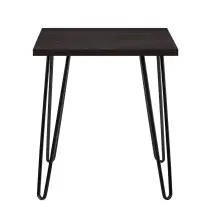Beistelltisch >Sone< in Espresso - 49x55x49cm (BxHxT)