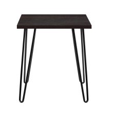 Beistelltisch >Sone< in Espresso - 49x55x49cm (BxHxT)