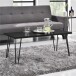 Couchtisch >Sone< in Schwarz - 105x45x49cm (BxHxT)