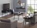 Couchtisch >Sone< in Schwarz - 105x45x49cm (BxHxT)