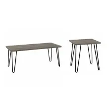 Wohnzimmertisch >Sone< in Eiche - 105x45x49cm (BxHxT)