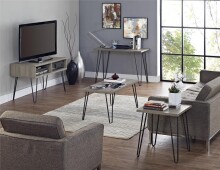 Wohnzimmertisch >Sone< in Eiche - 105x45x49cm (BxHxT)