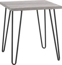 Beistelltisch >Sone< in Grau - 49x55x49cm (BxHxT)
