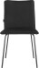 Küchenstuhl >Gudleik< (2er-Set) in Schwarz, Samt/Metall - 48x85x59cm (BxHxT)