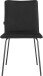 Küchenstuhl >Gudleik< (2er-Set) in Schwarz, Samt/Metall - 48x85x59cm (BxHxT)