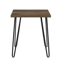Wohnzimmertisch >Sone< in Walnuss - 49x55x49cm (BxHxT)