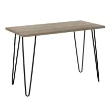 Schreibtisch >Sone< in Braun - 100x67x49 (BxHxT)