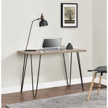 Schreibtisch >Sone< in Braun - 100x67x49 (BxHxT)