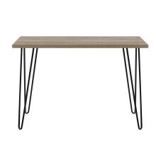 Schreibtisch >Sone< in Braun - 100x67x49 (BxHxT)