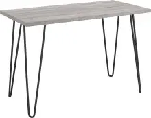 Arbeitstisch >Sone< in Grau - 100x67x49 (BxHxT)
