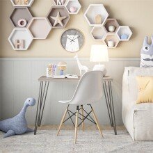 Arbeitstisch >Sone< in Grau - 100x67x49 (BxHxT)