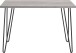 Arbeitstisch >Sone< in Grau - 100x67x49 (BxHxT)