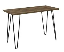 Schreibtisch >Sone< in Braun - 100x68x49 (BxHxT)