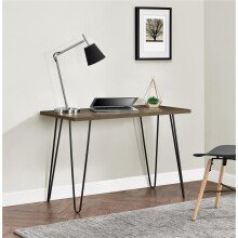 Schreibtisch >Sone< in Braun - 100x68x49 (BxHxT)