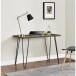 Schreibtisch >Sone< in Braun - 100x68x49 (BxHxT)