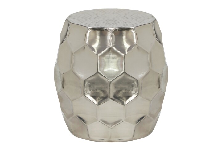 Beistelltisch >Osmund< in Grau, Metall - 46x46x46cm (BxHxT)