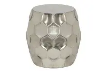 Beistelltisch >Osmund< in Grau, Metall - 46x46x46cm...