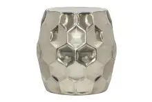Beistelltisch >Osmund< in Grau, Metall - 46x46x46cm...