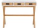 Schreibtisch >Alrik< in Weiß, MDF - 100x75x50cm (BxHxT)