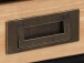 Schreibtisch >Alrik< in Schwarz, MDF - 100x75x50cm (BxHxT)