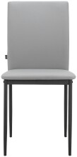 Polsterstuhl >Saerik< (2er-Set) in Grau, PU - 44x88x51cm (BxHxT)