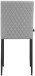 Polsterstuhl >Saerik< (2er-Set) in Grau, PU - 44x88x51cm (BxHxT)