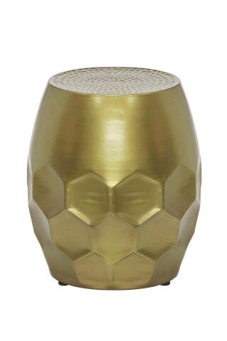 Beistelltisch >Sverker< in goldfarben, Metall - 41x46x41cm (BxHxT)