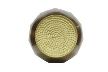 Beistelltisch >Sverker< in goldfarben, Metall - 41x46x41cm (BxHxT)