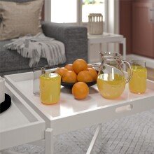 Couchtisch >Barbro< in Weiß - 119x44x61 (BxHxT)