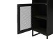 Schreibtisch >Bernhard< in Schwarz, MDF/Metall - 121x76x50cm (BxHxT)