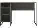 Schreibtisch >Bernhard< in Grau, MDF/Metall - 121x76x50cm (BxHxT)