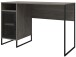 Schreibtisch >Bernhard< in Grau, MDF/Metall - 121x76x50cm (BxHxT)