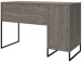 Schreibtisch >Bernhard< in Grau, MDF/Metall - 121x76x50cm (BxHxT)