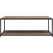Couchtisch >Ulva< in Braun - 125x45x52cm (BxHxT)