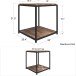 Beistelltisch >Ulva< in Braun - 51x55x52 (BxHxT)