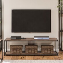 TV-Board >Ulva< in Braun - 152x45x52 (BxHxT)